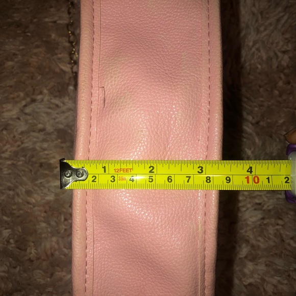 PinkBombchelle Pink Quilted Pattern Makeup Bag/Purse — Bow - Picture 11 of 12